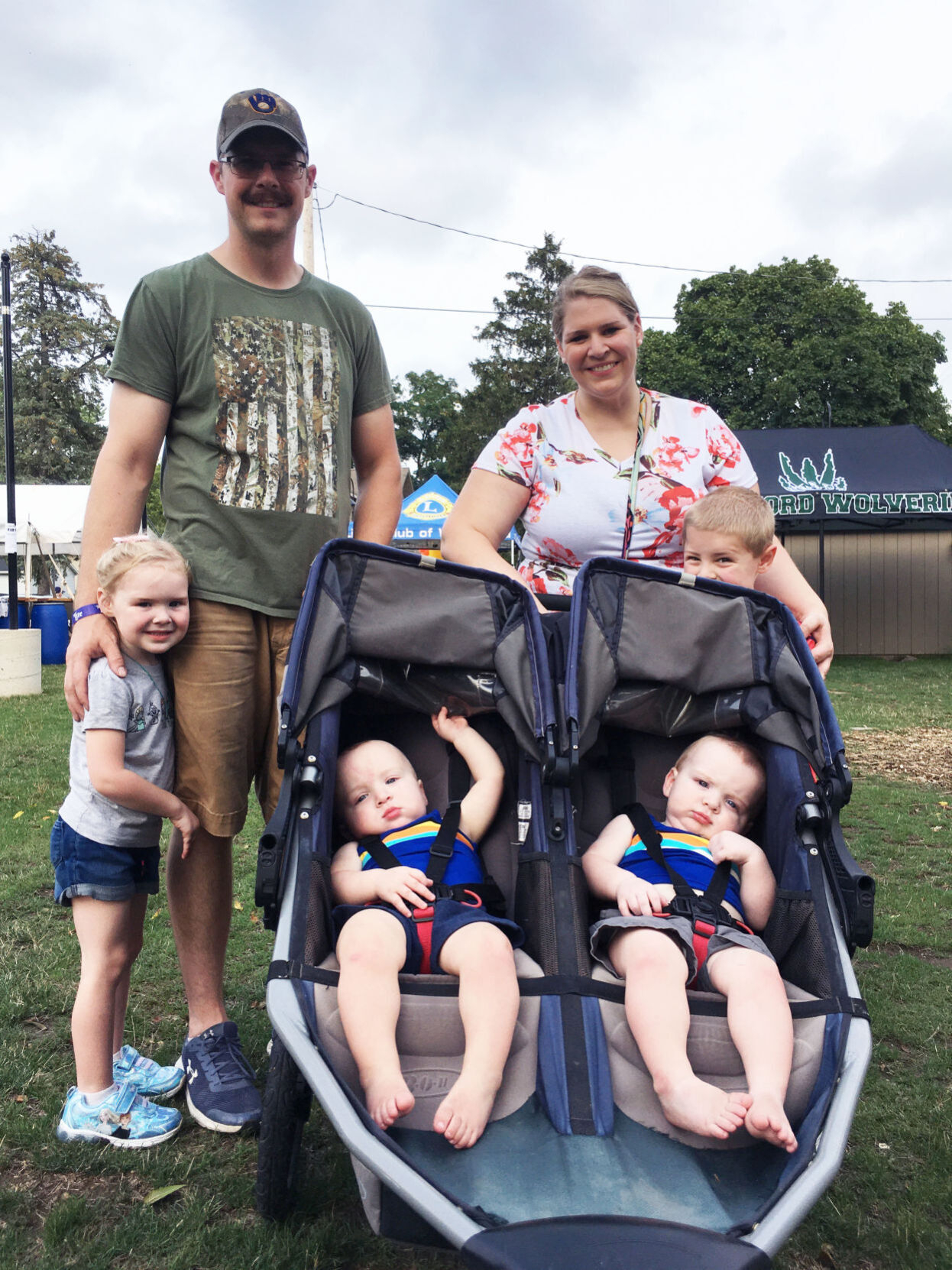 Poulter family of six arrives at Lions Fun Fest in Waterford